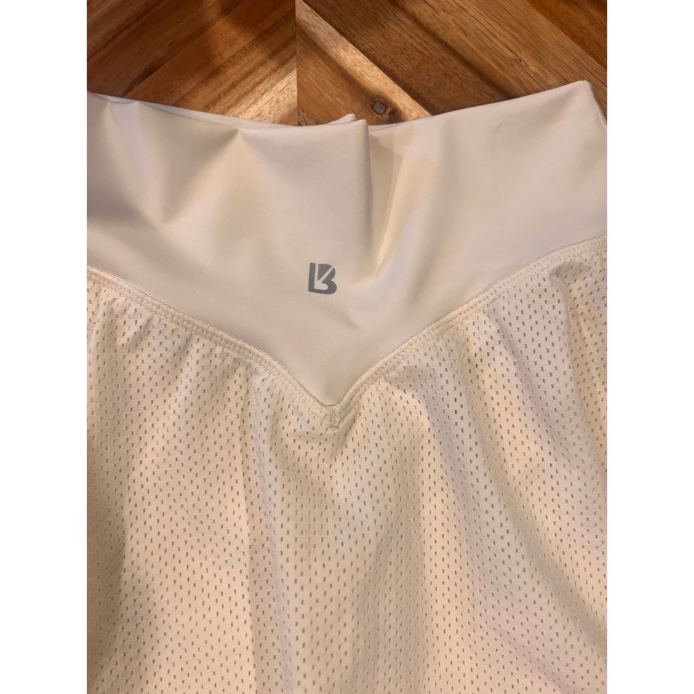 BuffBunny Cream Athletic Skort with built in shorts - Picture 4 of 7
